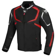 X-Speed Air Black Red Textile Motorcycle Jacket