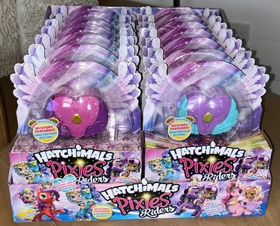 NEW~HATCHIMALS PIXIES RIDERS~STORE DISPLAY & 14 Doll Mystery Magical Glider RARE