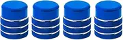 JIUYIN 4pcs Air Vent Switch Knob Ring Cover,Fit For Civic, 2022 2023 Blue Center Console AC Outlet Button Frame Overlay Trim Sticker Dashboard Knob Ring