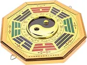 QUMIIRITY Gossip Mirror Lucky Mirror Concave Bagua Mirror Farmhouse Wall Decor Kitchen Mirror Farmhouse Kitchen Wall Decor Hanging Bagua Mirror Ornament Bagua Plate Aluminum Sheet