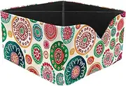Desk Organizers and Storage,Small Desk Organizer,1-Pc,Colorful Mandala Retro Flower
