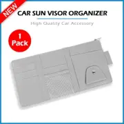 B2G1 Leather Car Sun Visor Organizer Pouch Multiple Pocket Card Holder Storage