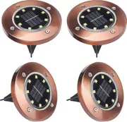 Solar Ground Lights, Aled Light Led Garden Pathway Outdoor Waterproof In-ground