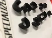 10 Pack of Cable Housing C-Clips for Bike Frames Clamps FSR Road Mtb .