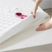 Opulent Living 100% Waterproof Quilted Mattress Protector – Extra Deep (30cm) Fitted Skirt, Breathable, Hypoallergenic, Anti-Dust Mite, Super Absorbent, Washable with TPU Layer (King (152x200cm))
