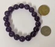 AMETHYST Crystal Bead Bracelet (#L9766)