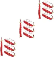 HAPINARY 4pcs Graduation Tassels Accessories for Academic Caps Durable Decorative Pendants Elegant Graduation Hat Decorations for Ceremony