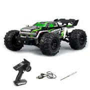 Catzon 1:16 Remote Control Car 2.4GHz High Speed 38KM/H Electric Car 4WD Off Road with LED Headlight-Green