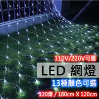 在飛比找PChome24h購物優惠-【點照明】LED網燈 網格星星燈 總燈數120燈-110V/