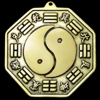 在飛比找蝦皮商城優惠-【吉祥開運坊】八卦鏡【銅製太極八卦鏡 中小型 6.3cm 厚