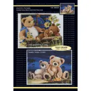 Teddy Bears Counted Cross Stitch Chart, Country Threads FJP-3005-06 Tracked Post