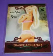 2015 Benchwarmer TRA'SHELL THOMPSON Treasure Chest #52 Green Variant/3 PLAYBOY