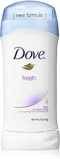 Dove Deodorant 2.6 Ounce Invisible Solid Fresh (76ml) (3 Pack)