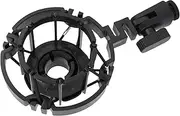 Microphone Shock Mount, Reducing Noise and Vibration Shock Mount Mic Holder Takes Up Little Space Simple Practical Mic Holder for C2000 C3000 C4000 C214 C314 and C414