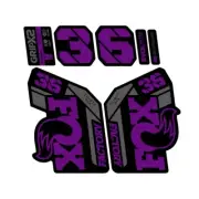 Fork Sticker for 2025 FOX 36 Factory step cast MTB Mountain Bike Decals Purple