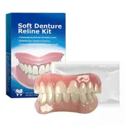 Fit Denture Silicone Reline Kit Soft Denture Reline For Men And Women 2 PCS
