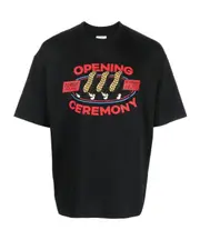 Peanuts logo cotton T-shirt S,XL,XS,L,M Black