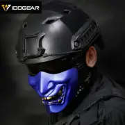IDOGEAR Halloween Cosplay Half Face Mask Scary Costume Devil Vampire Hunting