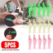 5PCS Sewing Machine Needle Threader Stitch Insertion Tools Automatic Threade AU