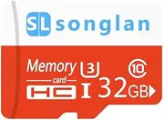 FAITDER-SD Card High-Speed Memory Card Waterproof SD Card 32G Large Capacity TF Card Commonly Used in Video Game Storage/Monitor/Camera/MP3/MP4/MP5/Handheld Game Console