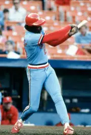 George Hendrick Of The St Louis Cardinals 1980 Baseball Photo 7
