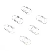 100Pcs Heart Shaped Paper Clips Non Slip Decorative Paperclips For School Office