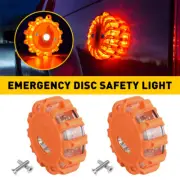 2X Magnetic LED Road Flare Roadside Car Emergency Beacon Warning Strobe Lights