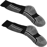 [BRIGHTFUFU] Equestrian Socks Boys and Girls High Tube Design Sports Stockings for Riding Thick Cycling Socks Breathable Material Grey