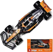 Xiangtat Bburago P2 British GP Mclaren F1 MCL60 2023#81 Oscar Piastri Alloy Car Die Cast Model Collection Gift (MCL60 81#)