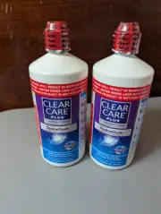 Lot Of 2 Clear Care HydraGlyde Solution 12oz Each EXP 3/2026
