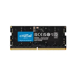 【最高22%回饋+299免運】Micron 美光 Crucial NB-DDR5 5600/ 16GB 筆記型記憶體 內建PMIC電源管理晶片原生顆粒 RAM★(7-11滿299免運)