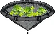 Floating Plant Protector Fish Barrier, Round Plant Protector, Pond Net for Floating Planter Protects Your Plants from Pond Fish (45cm)