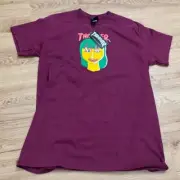 Thrasher Magazine Mark Gonzales GONZ Skateboard T Shirt Maroon Red Size Medium