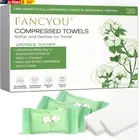 Large Compressed Disposable Face Towel, Thicken Washcloth Compact Portable Cotto