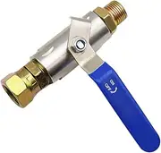 Brass Valve - Brass Ball Valve Shut Off | Thread Pipe Fittings Shut Off | Tire Brake -Off | Brake Hose Fitting | Heavy Duty Automotive Replacement Maintenance