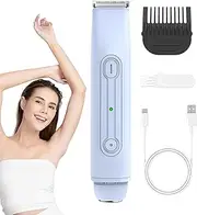 Electric Trimmer For Women - Electric Trimmer For Women Pubic Hair,Waterproof Portable Remover Groomer Epilator For Beard Nose Body Armpit