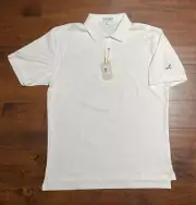Peter Millar Summer Comfort White Golf Polo Medium TPC Summerlin Members Only