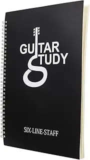 GREENADSCAPE A4 Size Music Notebook Staff Chord Lines for Guitar Beginners Practice