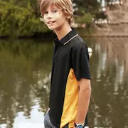 ROYAL - Kids Quick Dry Contrast Panel Polo Shirt