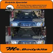 New Mr. Godzilla Replacement XL Bonnet Scoop Suit Nissan Navara D22 2005-2015