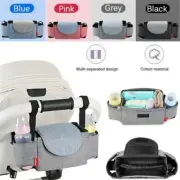 Mummy Storage Bag Baby Organiser Bottle CupHolder Buggy Stroller Pram Pushchair