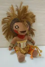 DISNEY'S 10" SIMBA THE LION KING BROADWAY MUSICAL SIMBA BEAN BAG PLUSH ANIMAL
