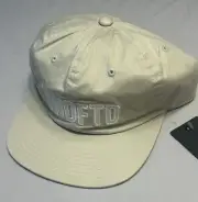 Undefeated Khaki SnapBack Hat Cotton Blend OSFA Streetwear Spellout Strapback