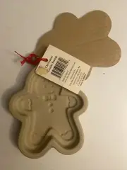 The Kitchen Collection Inc Stoneware Ginger Bread Christmas Cookie Mold