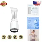 Compact Glass Water Filter Pitcher - Fast Filtration, 75+ Contaminants Removed