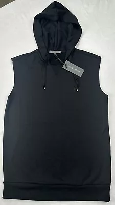 Slate & Stone Black Muscle Hoodie Sweatshirt Men’s Size Small NWT Gym Sleeveless