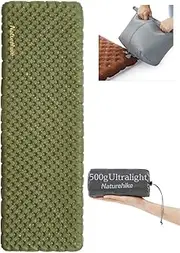 windhike Naturehike Camping Mattress R-Value 5.8/3.5 Camp Bed Adults Camp Cot Folding Beds Sleeping Mat Pad Single Adults Foldable 0.88LB/500G Light Hiking[SGS Certified]