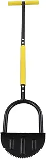 Saw Tooth Edger Lawn Tool, Half Moon Lawn Edger with T Handle Sponge Cover, Sidewalk Grass Long Handled Step Edger, 42in Garden Tools