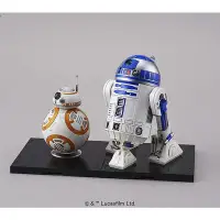 在飛比找Yahoo!奇摩拍賣優惠-有貨 萬代 正品 星球大戰 1/12  BB-8＆R2-D2