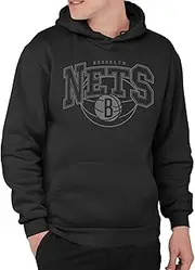 Junk Food Men's Standard x Monochromatic Arch-Officially Licensed NBA Adult Pullover Hooded Fleece Women